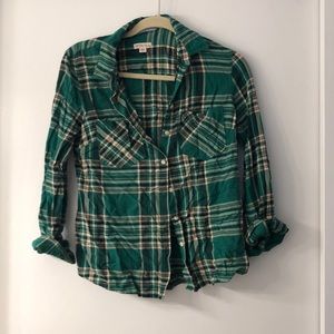 Merona Plaid Top